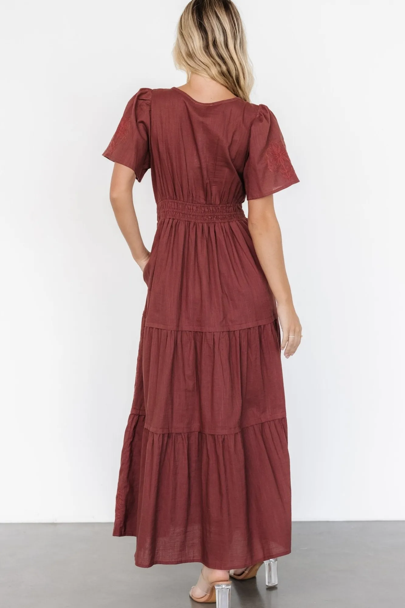 Baltic Born Kennedy Embroidered Maxi Dress |