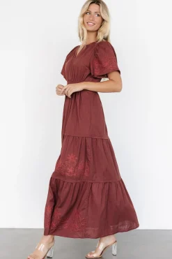 Baltic Born Kennedy Embroidered Maxi Dress |