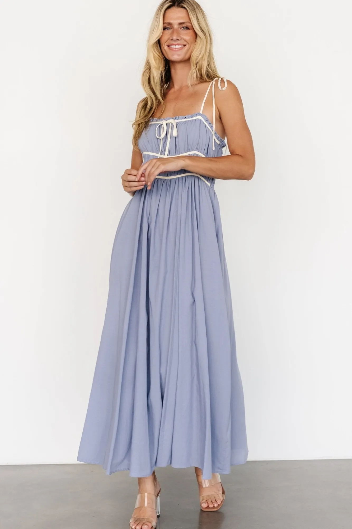 Baltic Born Kerstin Tank Maxi Dress | Peri Blue