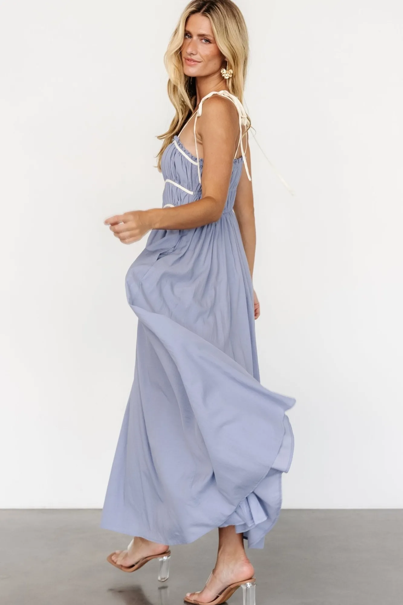 Baltic Born Kerstin Tank Maxi Dress | Peri Blue