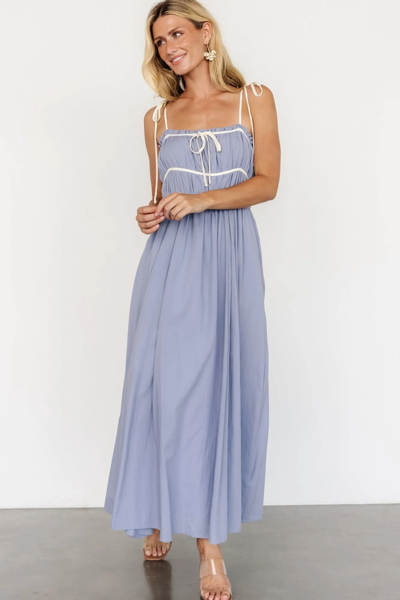 Baltic Born Kerstin Tank Maxi Dress | Peri Blue