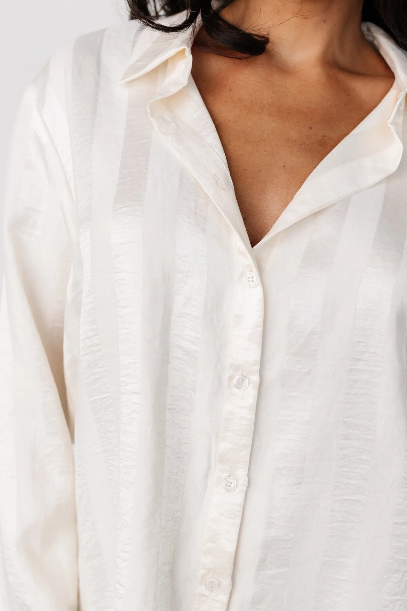 Baltic Born Kieran Striped Button Up Top |