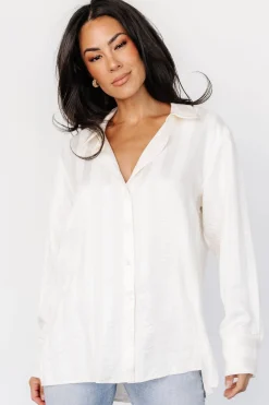 Baltic Born Kieran Striped Button Up Top |