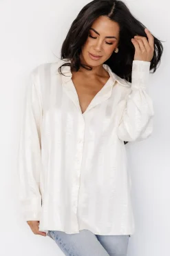 Baltic Born Kieran Striped Button Up Top |