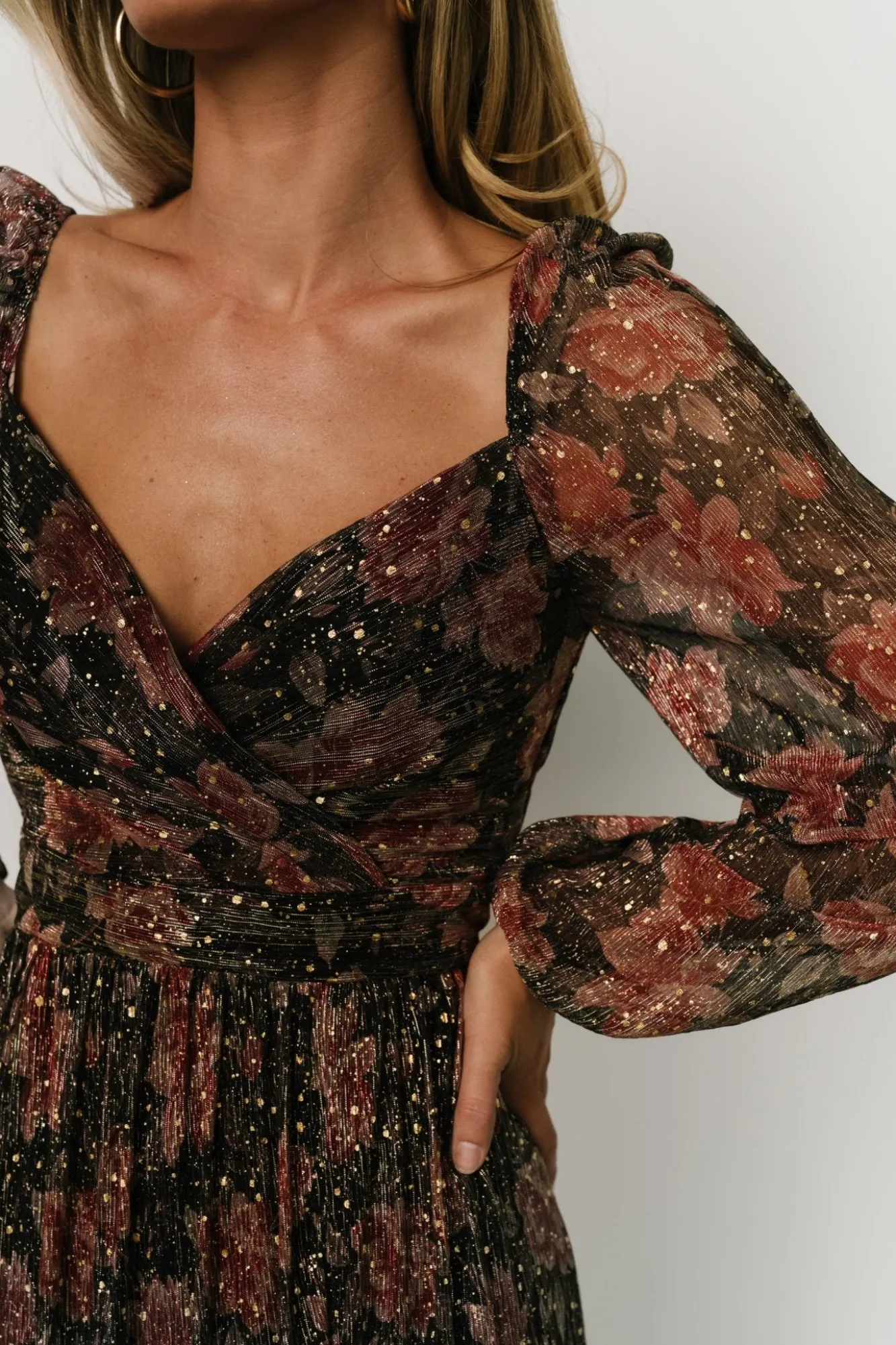 Baltic Born Kirsi Maxi Dress | Black Floral