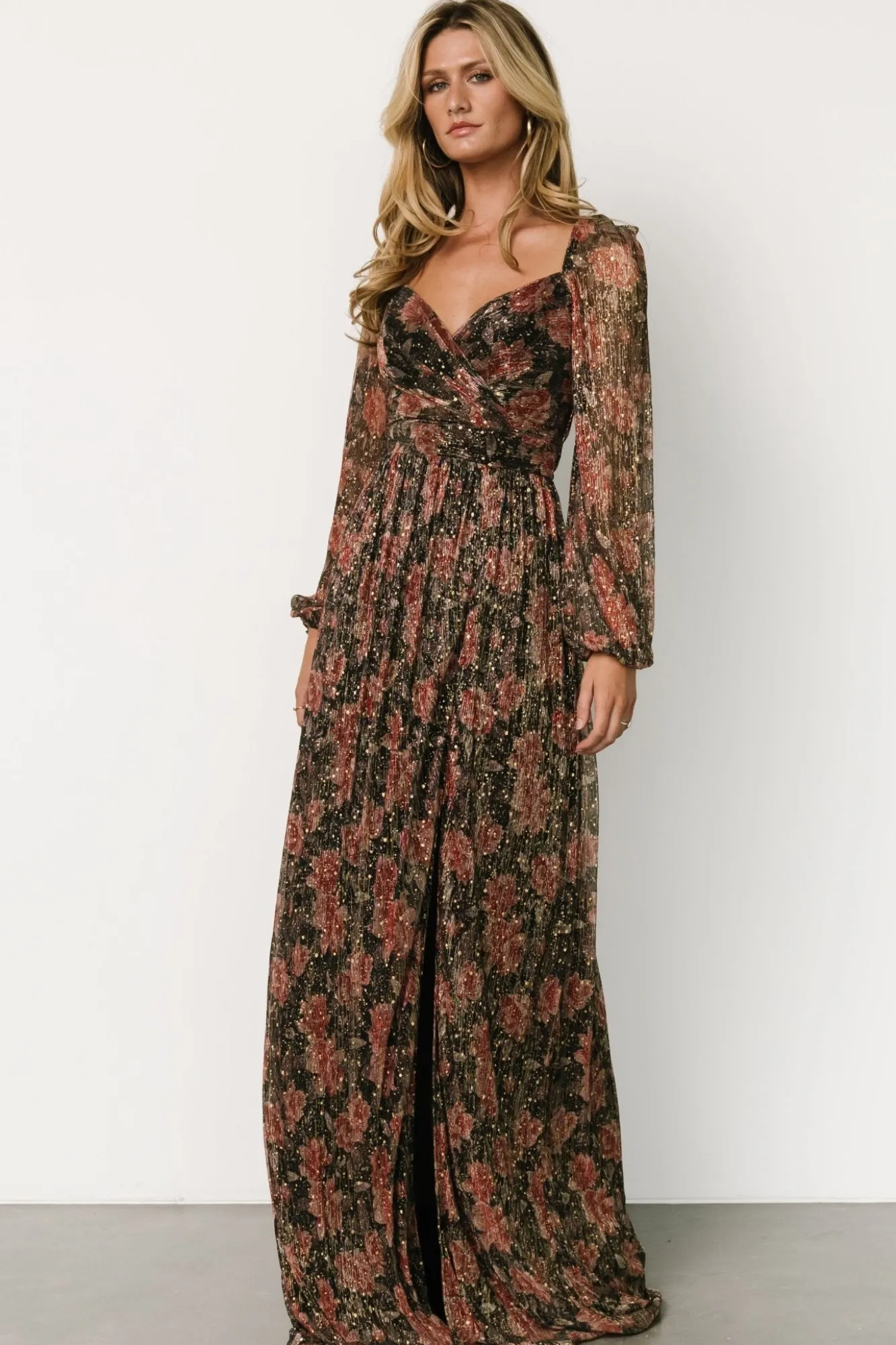 Baltic Born Kirsi Maxi Dress | Black Floral