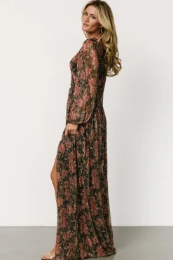 Baltic Born Kirsi Maxi Dress | Black Floral