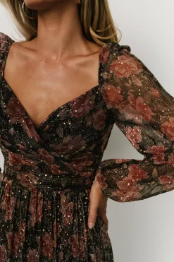 Baltic Born Kirsi Maxi Dress | Black Floral