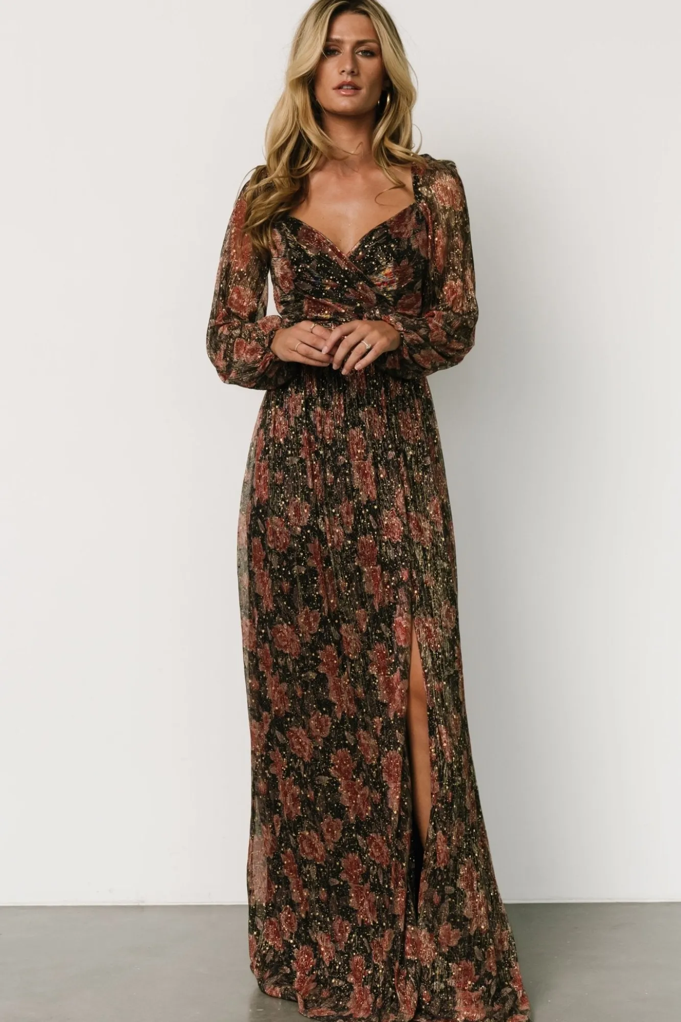 Baltic Born Kirsi Maxi Dress | Black Floral