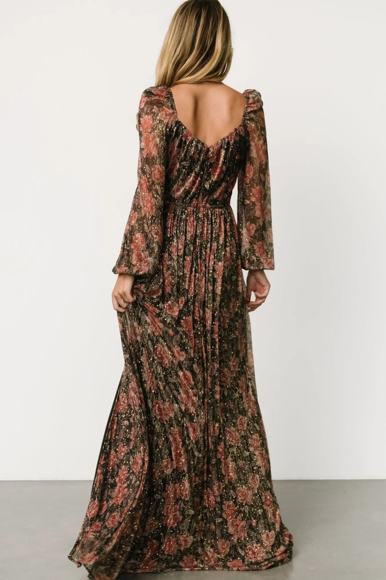 Baltic Born Kirsi Maxi Dress | Black Floral