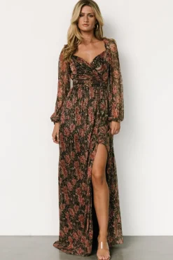 Baltic Born Kirsi Maxi Dress | Black Floral
