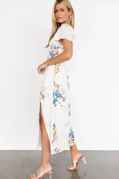 Baltic Born Kirsten Midi Dress | Cream Floral