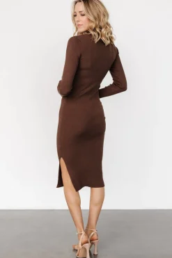 Baltic Born Knightsbridge Ribbed Sweater Midi Dress |