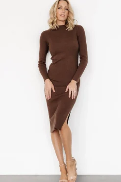 Baltic Born Knightsbridge Ribbed Sweater Midi Dress |