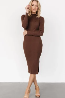 Baltic Born Knightsbridge Ribbed Sweater Midi Dress |