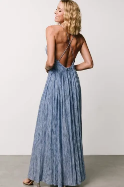 Baltic Born Korley Maxi Dress | Blue Stripe