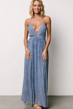 Baltic Born Korley Maxi Dress | Blue Stripe