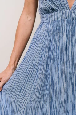 Baltic Born Korley Maxi Dress | Blue Stripe
