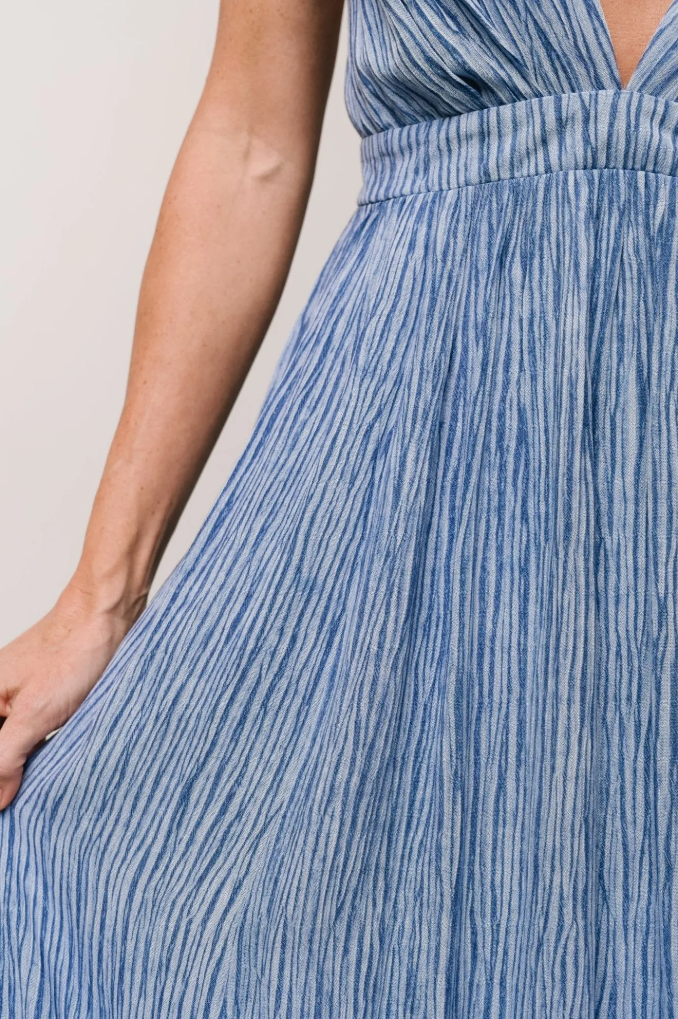 Baltic Born Korley Maxi Dress | Blue Stripe