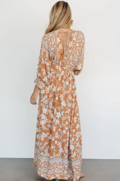 Baltic Born Laken Maxi Dress | Camel Multi