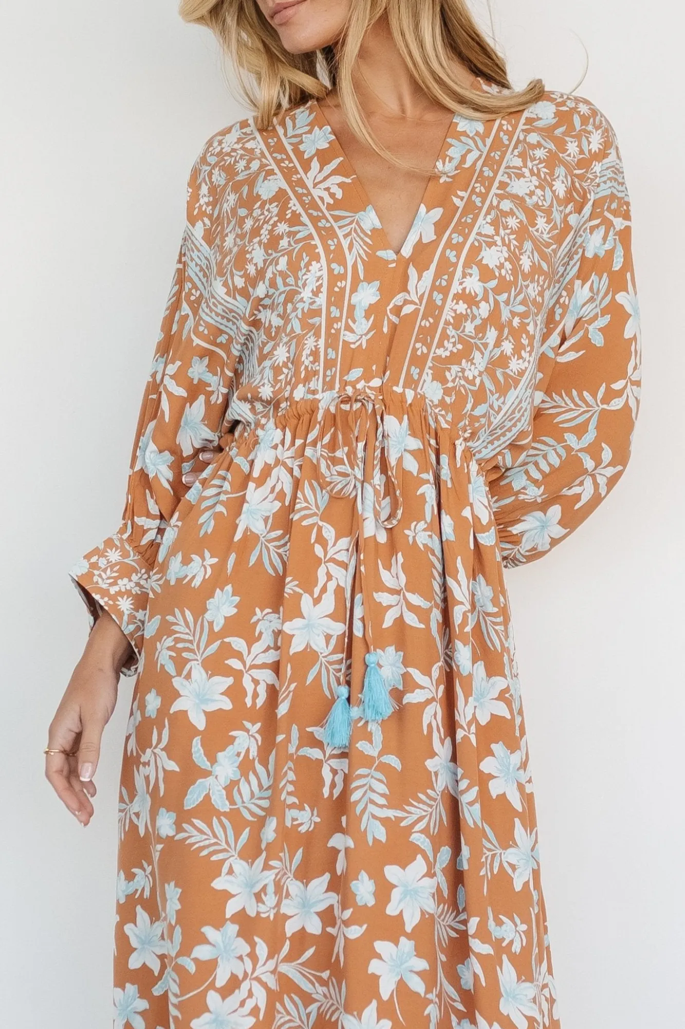 Baltic Born Laken Maxi Dress | Camel Multi