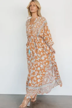 Baltic Born Laken Maxi Dress | Camel Multi