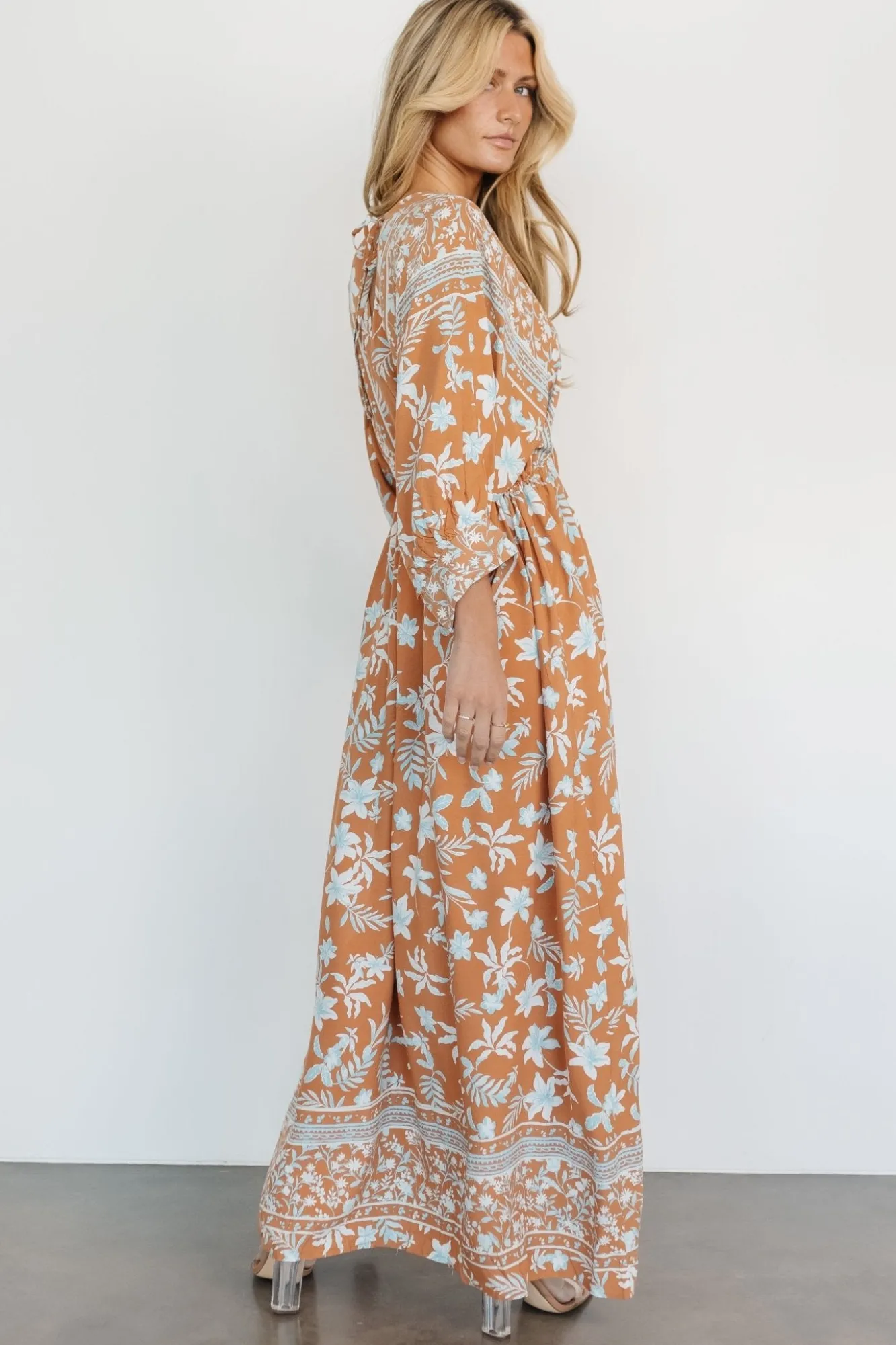 Baltic Born Laken Maxi Dress | Camel Multi