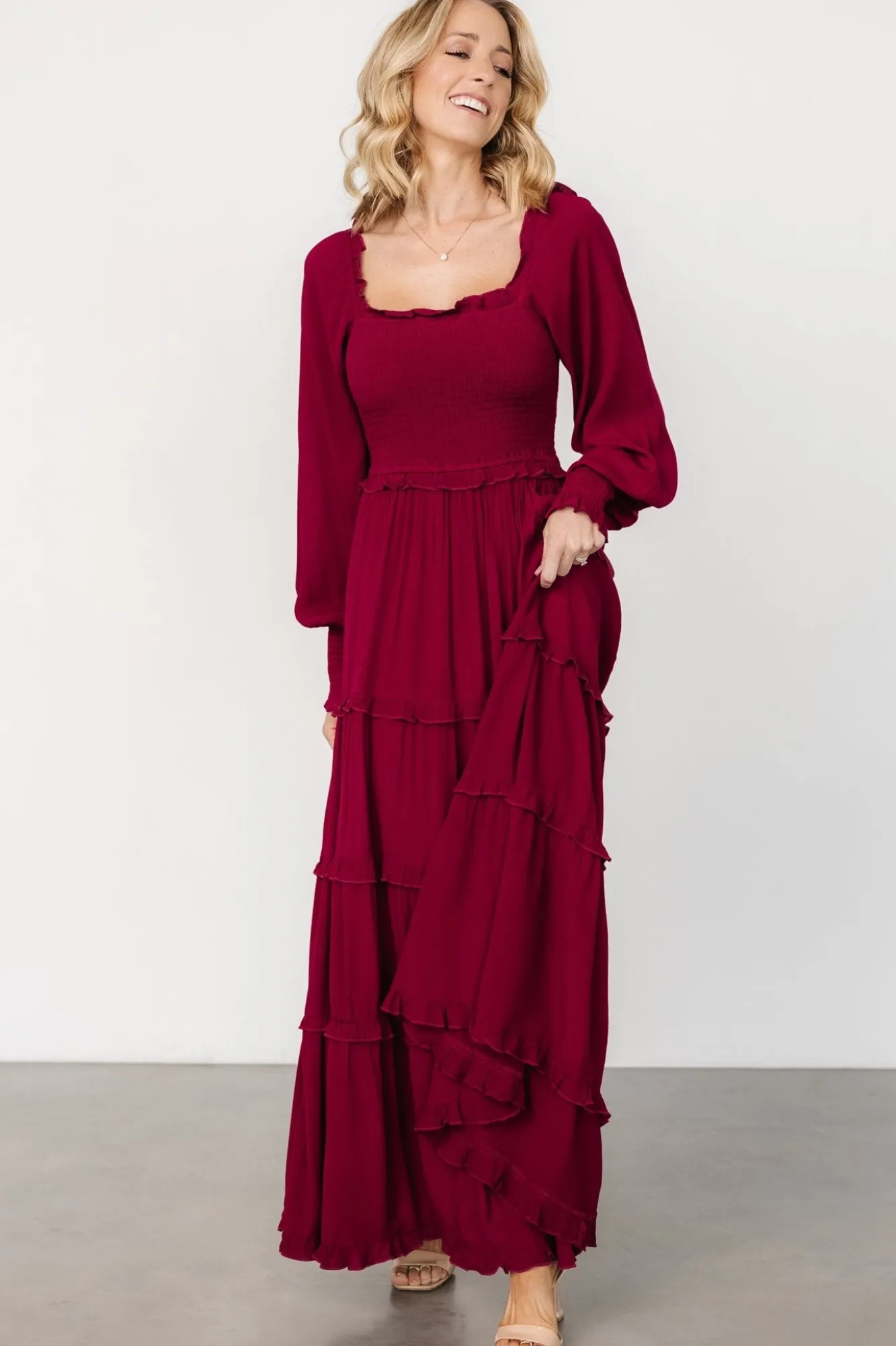Baltic Born Lana Smocked Maxi Dress |