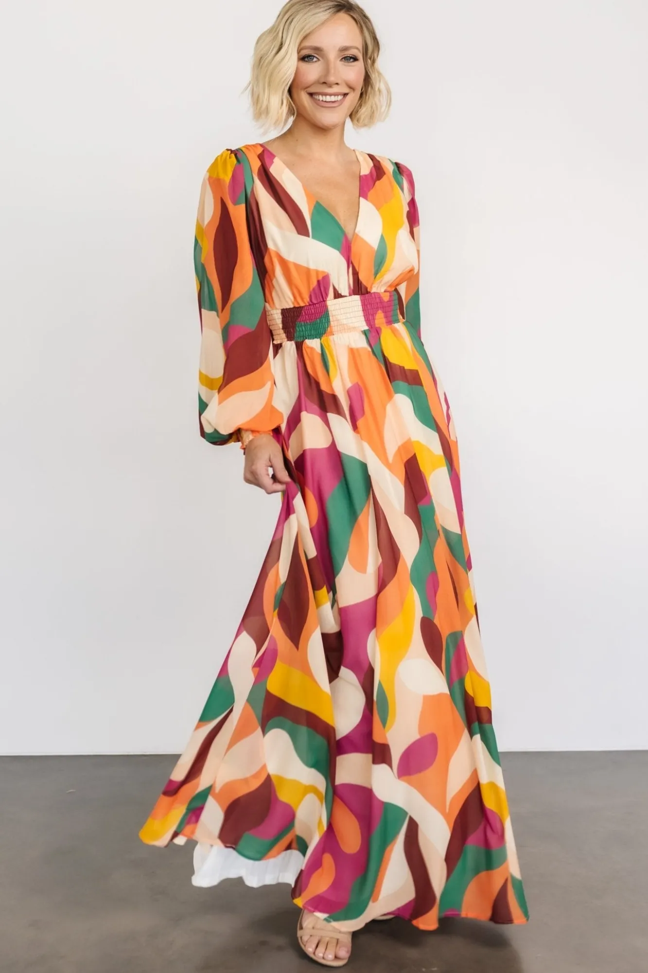 Baltic Born Lawson Maxi Dress | Green Multi