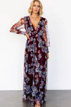 Baltic Born Layla Tulle Maxi Dress | Mulberry Floral