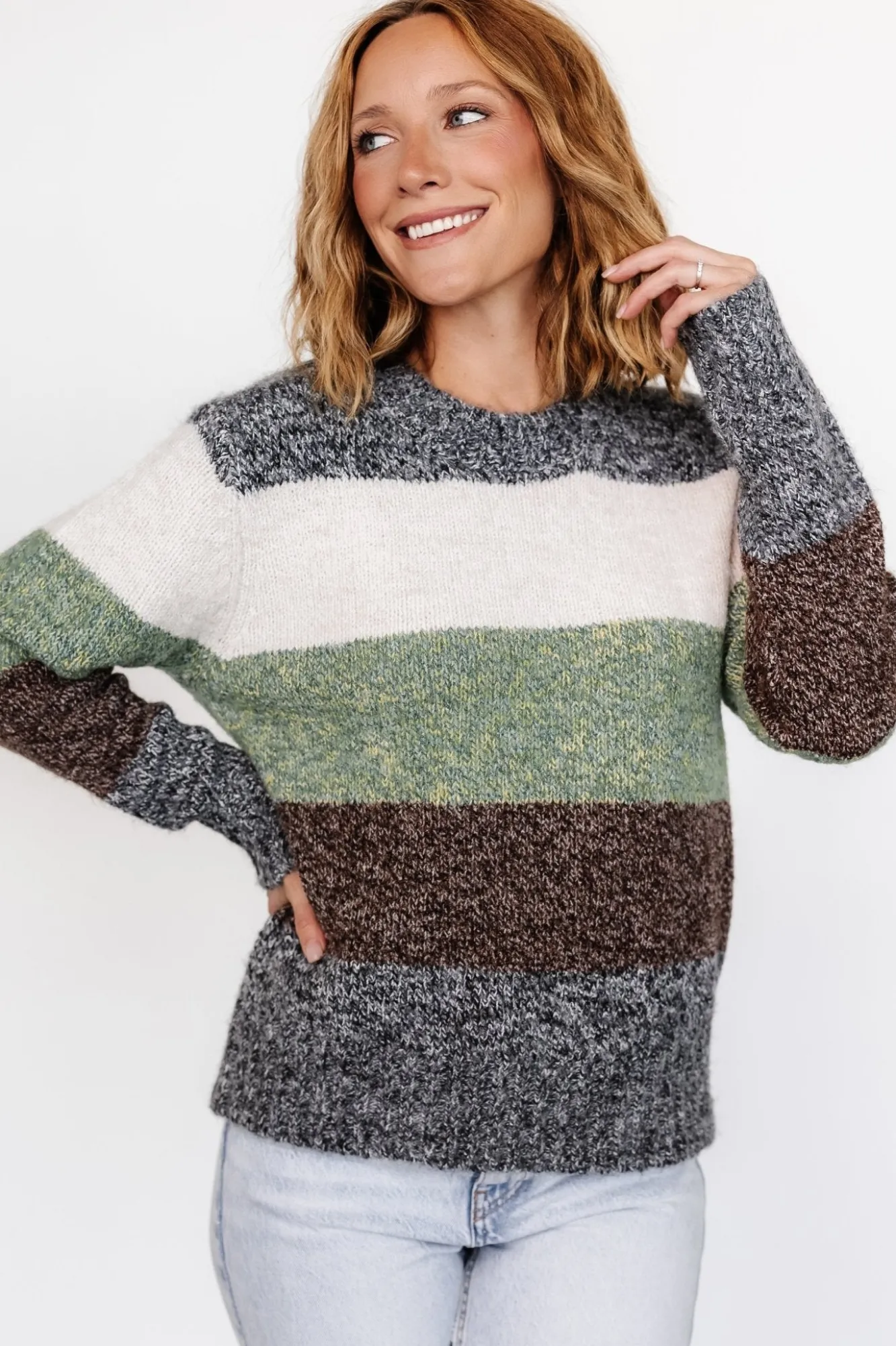 Baltic Born Ledger Sweater | Multi Stripe