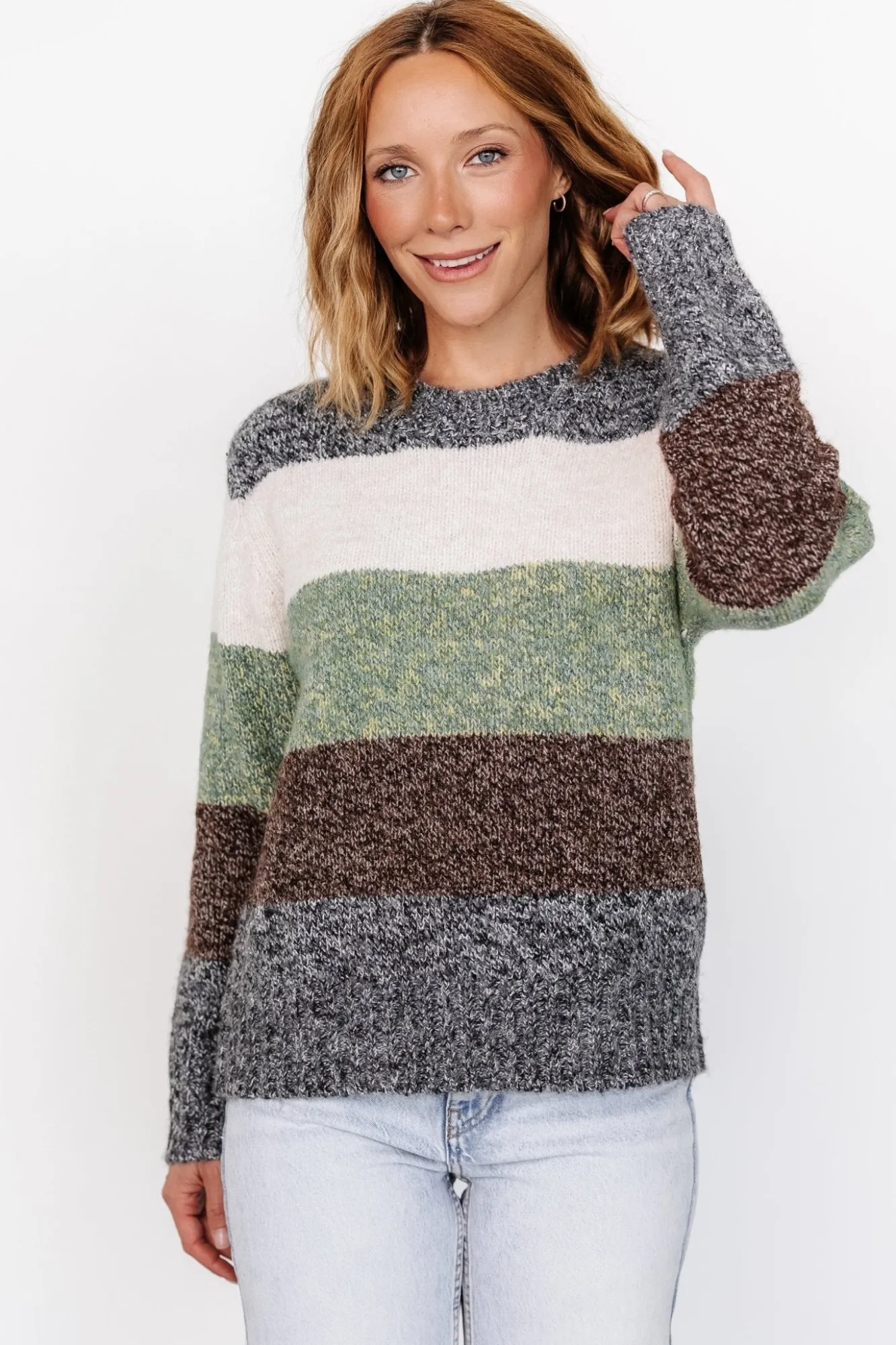 Baltic Born Ledger Sweater | Multi Stripe