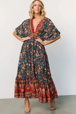 Baltic Born Leeanne Midi Dress | Navy Multi Floral