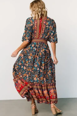 Baltic Born Leeanne Midi Dress | Navy Multi Floral