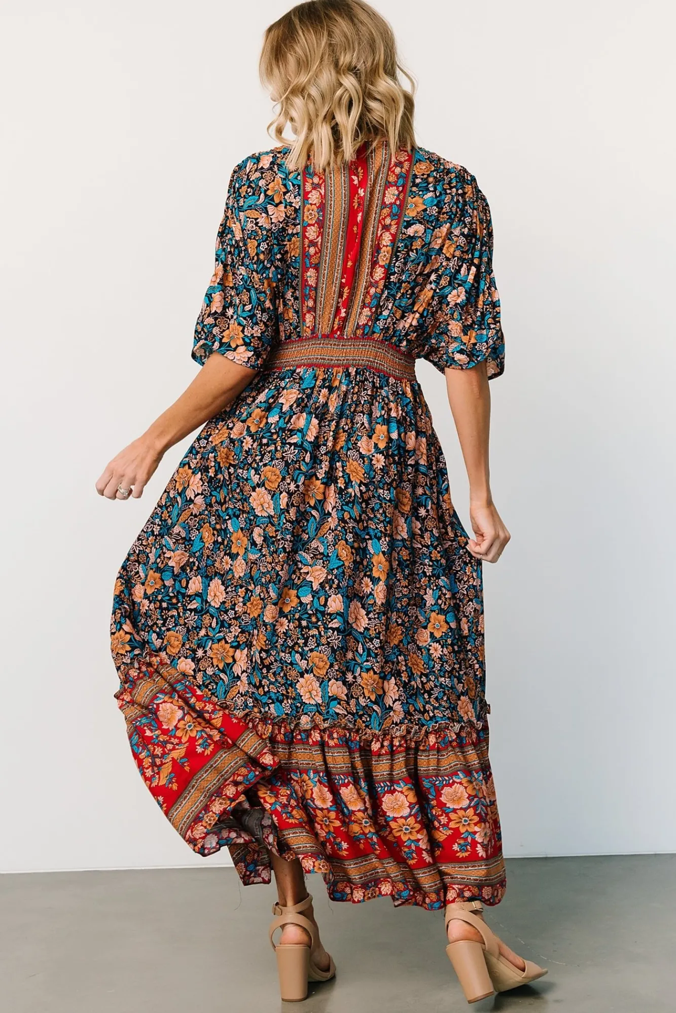 Baltic Born Leeanne Midi Dress | Navy Multi Floral