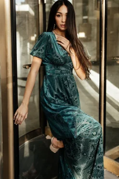 Baltic Born Leslie Velvet Maxi Dress |