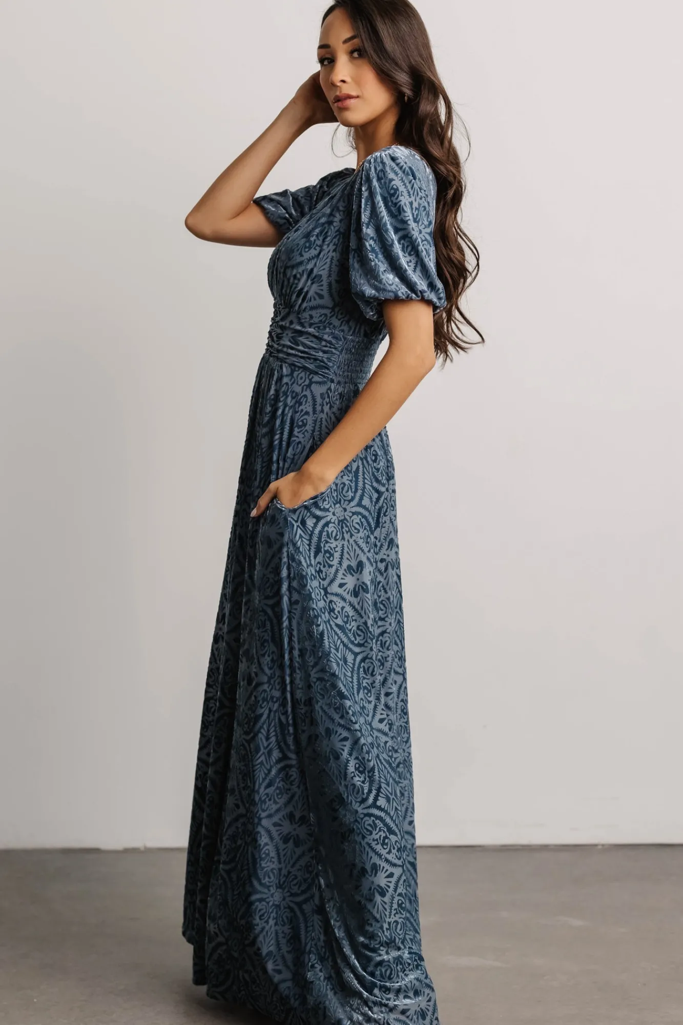 Baltic Born Leslie Velvet Maxi Dress |