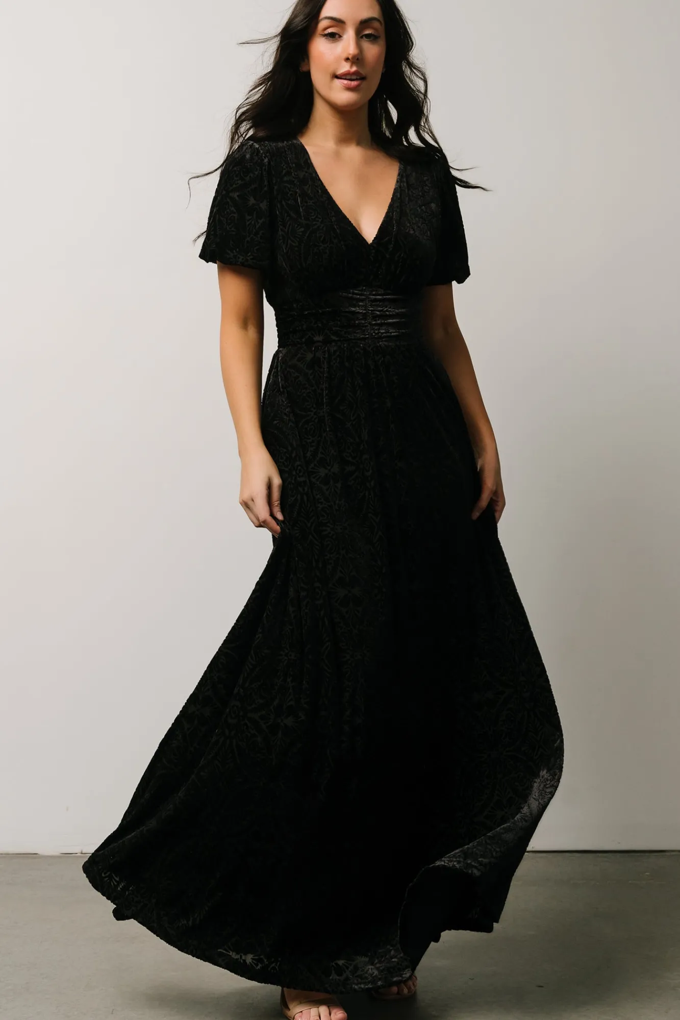 Baltic Born Leslie Velvet Maxi Dress |
