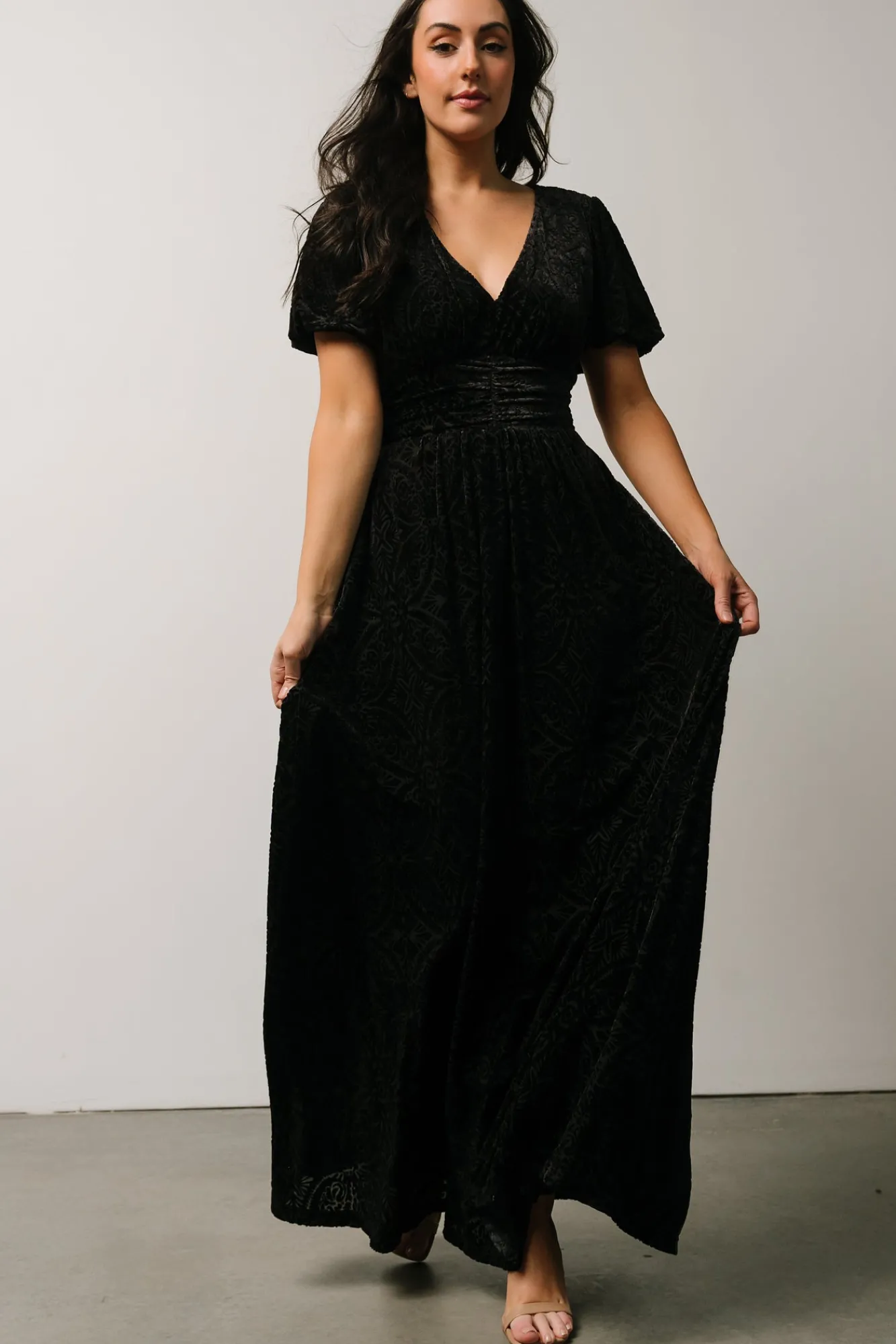 Baltic Born Leslie Velvet Maxi Dress |
