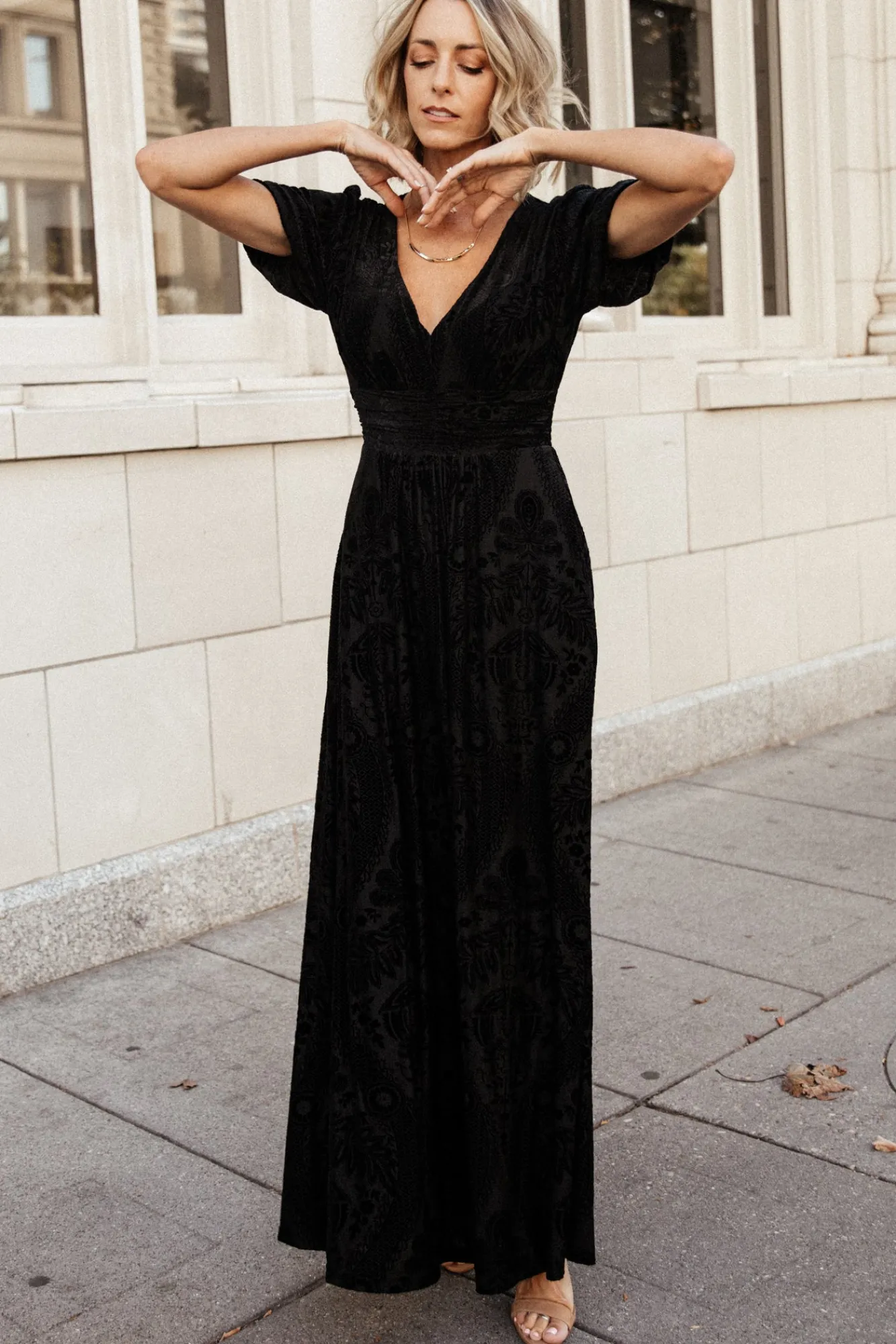 Baltic Born Leslie Velvet Maxi Dress |