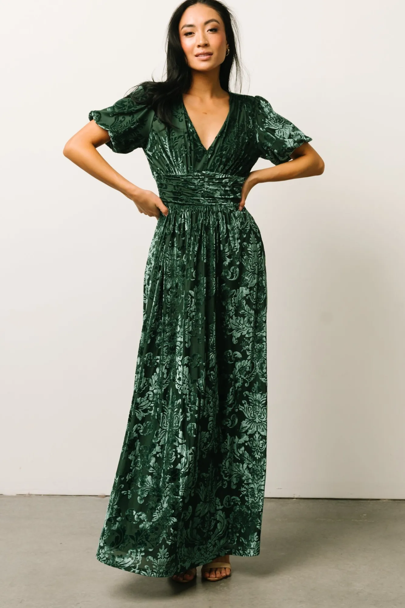 Baltic Born Leslie Velvet Maxi Dress |