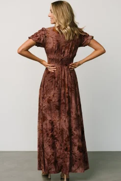 Baltic Born Leslie Velvet Maxi Dress | Dusty Clove