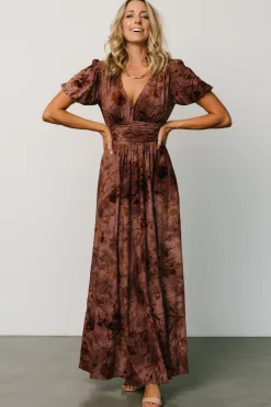Baltic Born Leslie Velvet Maxi Dress | Dusty Clove