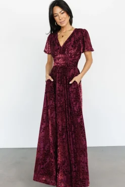 Baltic Born Leslie Velvet Maxi Dress |