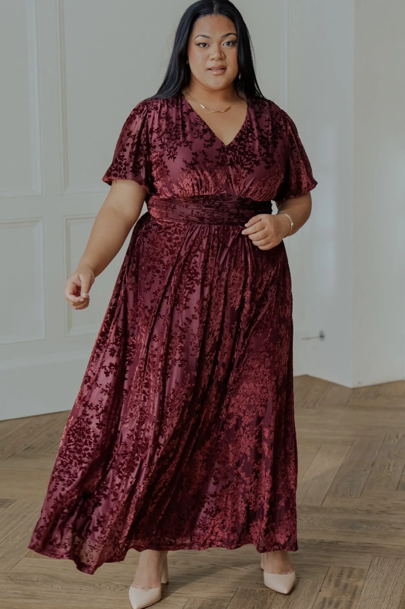 Baltic Born Leslie Velvet Maxi Dress |