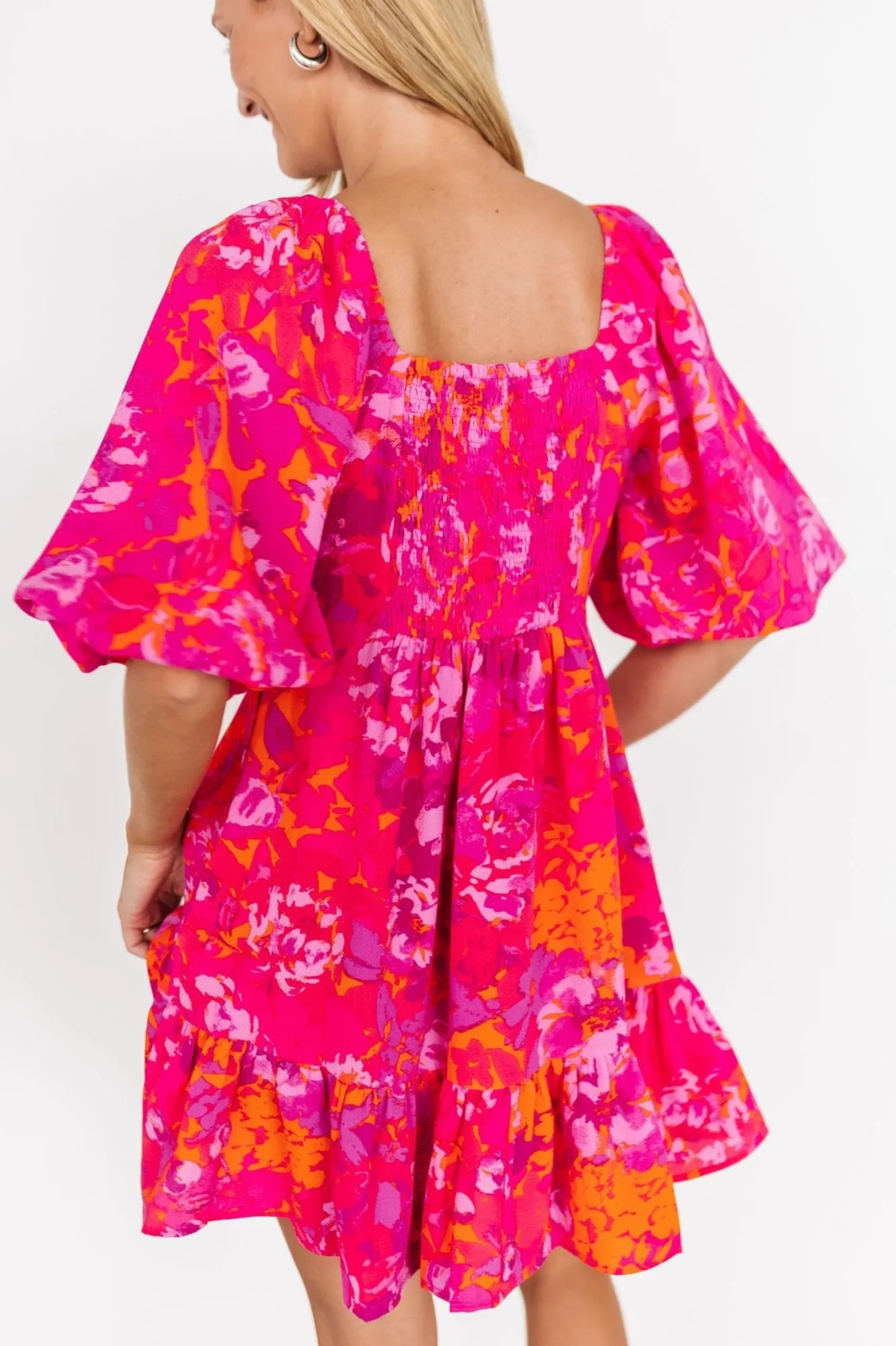 Baltic Born Levy Sweetheart Mini Dress | Fuchsia Multi