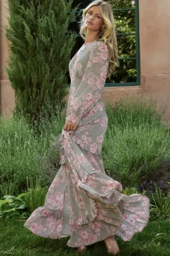 Baltic Born Liliana Maxi Dress | Dusty Sage + Rose
