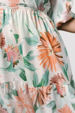 Baltic Born Lina Satin Dress | Multi Print