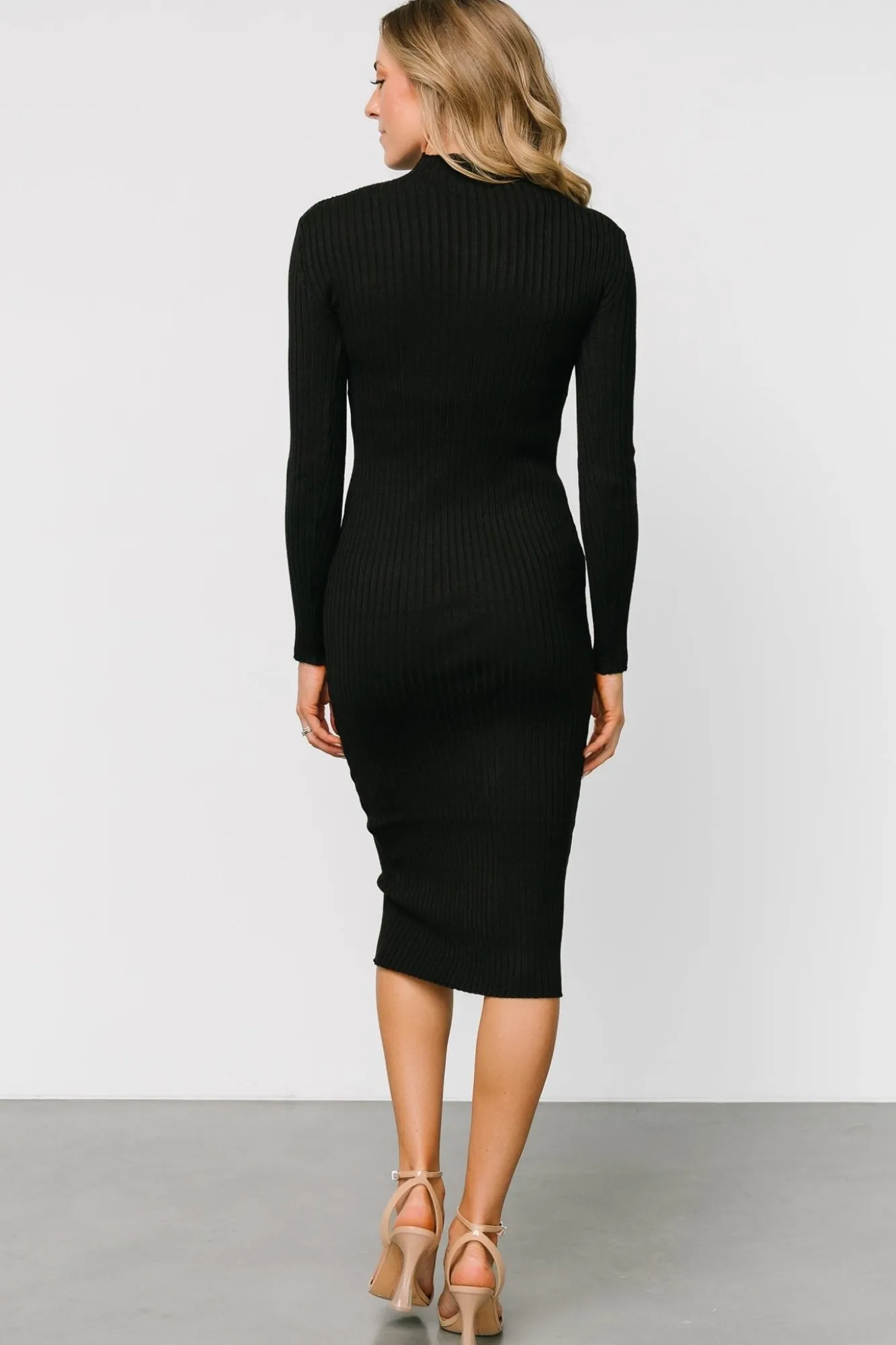 Baltic Born Lindsey Mock Neck Midi Dress |