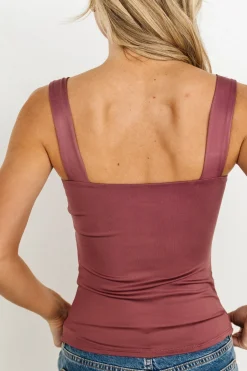Baltic Born Liz Tank Top | Dark Mauve